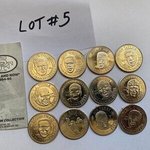 San Francisco 49ers then and now 1994-95 collectable coins 12 of 20 Lot #5